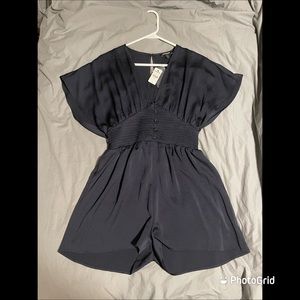 Express - Navy Romper